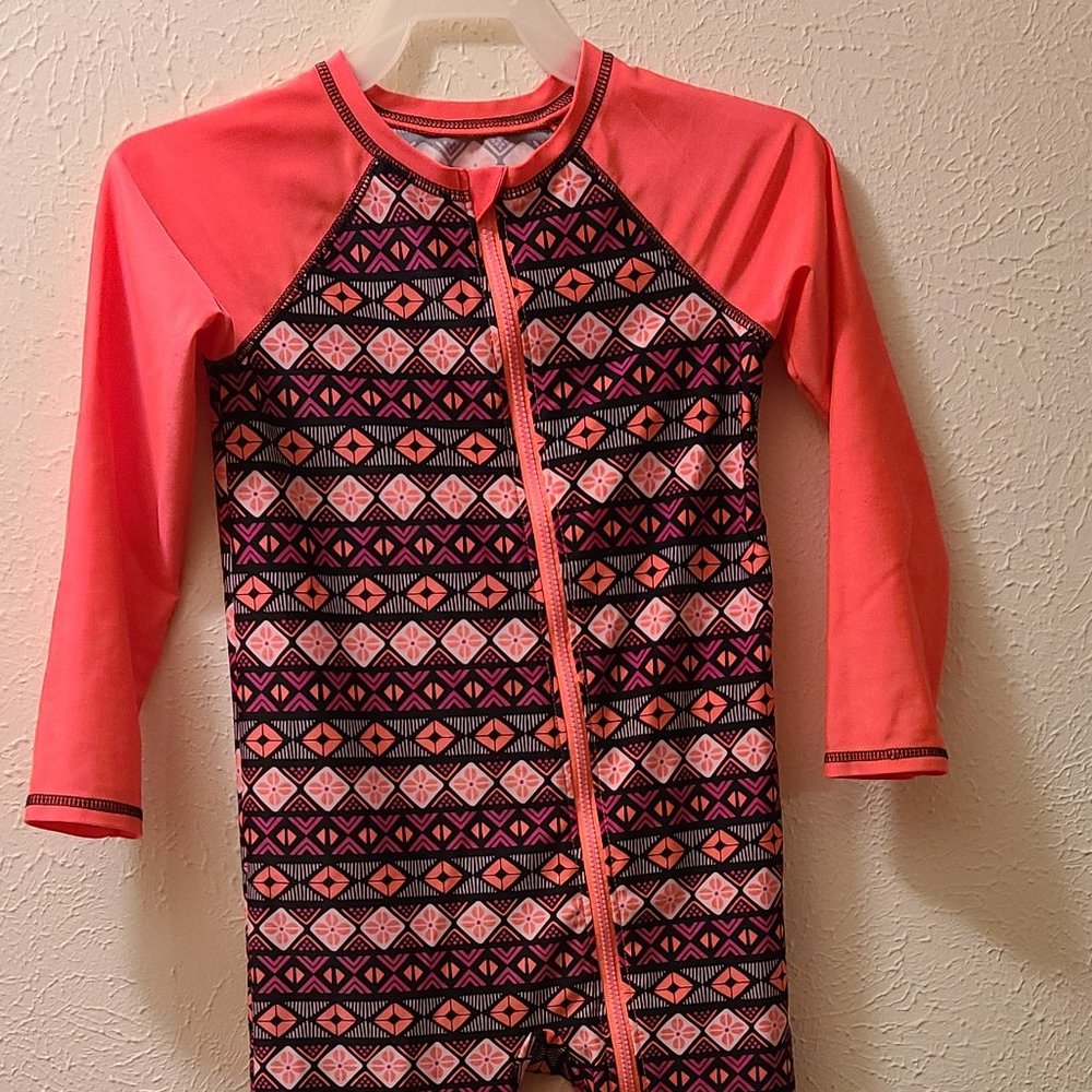 One piece zip up Rashguard
